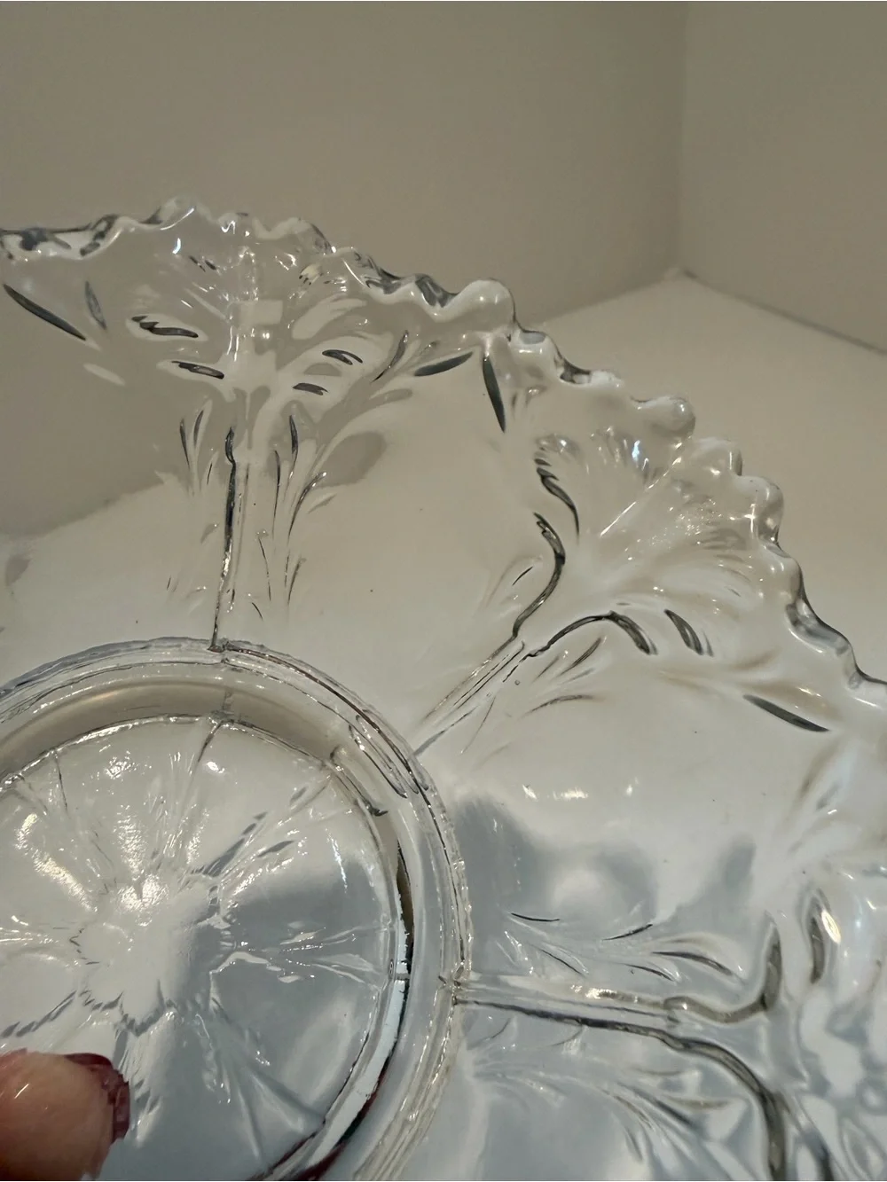 Antique Lancaster Glass Carnation Ware 